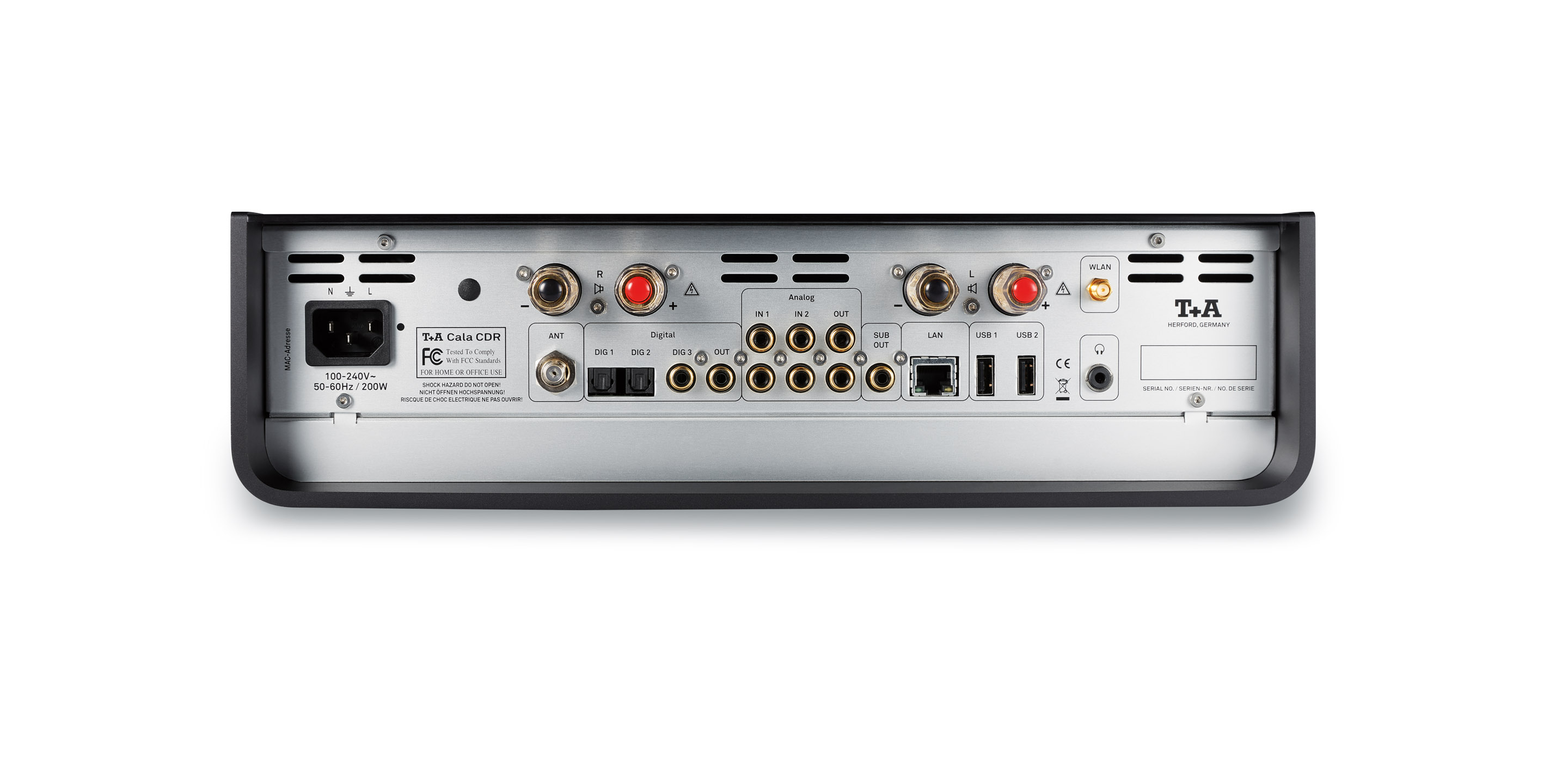 Bộ Giải Mã DAC/Streaming T+A CALA CDR Streaming CD Receiver (G2)